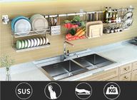 Glossy And Smooth Kitchen Houseware Organizer Convenient Storage Chrome Plate