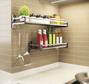 Conception innovatrice d'articles de ménage de support fixé au mur simple de cuisine pour des charges lourdes